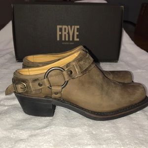 Frye Belted Harness Mule